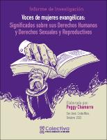 Informe de Investigación Voces de mujeres evangélicas: Significados sobre  sus Derechos Humanos y Derechos Sexuales y Reproductivos